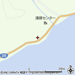 青森県むつ市脇野沢二又周辺の地図