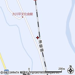青森県東津軽郡今別町大川平熊沢周辺の地図
