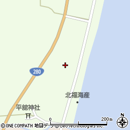 青森県東津軽郡外ヶ浜町平舘門の沢周辺の地図