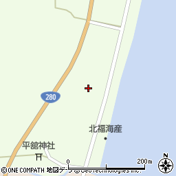 青森県外ヶ浜町（東津軽郡）平舘門の沢周辺の地図
