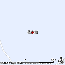 青森県今別町（東津軽郡）大川平（佐六助）周辺の地図