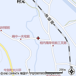 青森県東津軽郡今別町大川平村元90-1周辺の地図