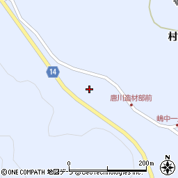 青森県東津軽郡今別町大川平村元33-3周辺の地図