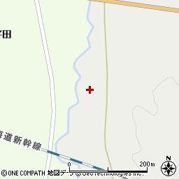 中宇田川周辺の地図
