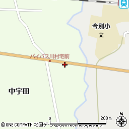 青森県東津軽郡今別町浜名中宇田15周辺の地図