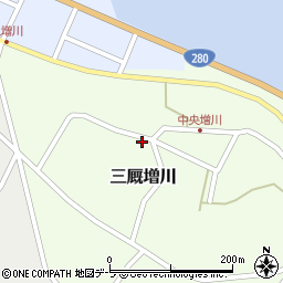 青森県東津軽郡外ヶ浜町三厩増川周辺の地図
