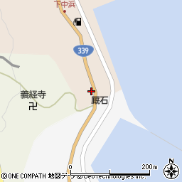 青森県東津軽郡外ヶ浜町三厩中浜1周辺の地図