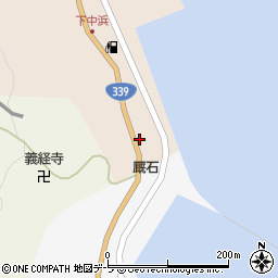 青森県東津軽郡外ヶ浜町三厩中浜3周辺の地図