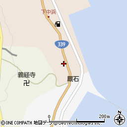 青森県東津軽郡外ヶ浜町三厩中浜5周辺の地図