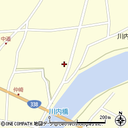 青森県むつ市川内町中畑3周辺の地図