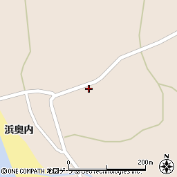 浜奥内民宿周辺の地図