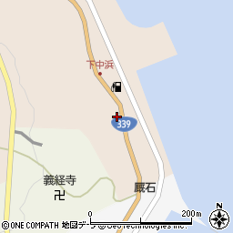 青森県東津軽郡外ヶ浜町三厩中浜20-1周辺の地図