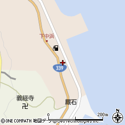 青森県東津軽郡外ヶ浜町三厩中浜21周辺の地図