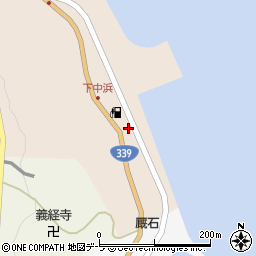 青森県東津軽郡外ヶ浜町三厩中浜23周辺の地図