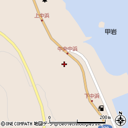 青森県東津軽郡外ヶ浜町三厩中浜周辺の地図