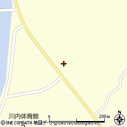 川内佐井線周辺の地図