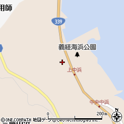 青森県東津軽郡外ヶ浜町三厩中浜103周辺の地図