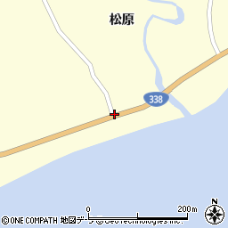青森県むつ市城ヶ沢角違周辺の地図
