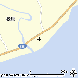 青森県むつ市城ヶ沢下川迎周辺の地図