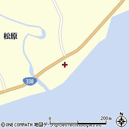 青森県むつ市城ヶ沢下川迎3周辺の地図