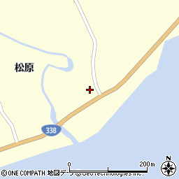 青森県むつ市城ヶ沢下川迎4周辺の地図