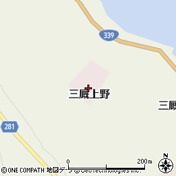 青森県東津軽郡外ヶ浜町三厩上野周辺の地図