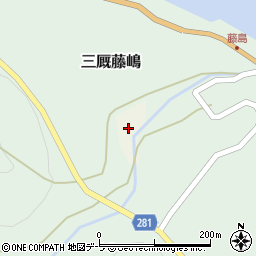 青森県東津軽郡外ヶ浜町三厩藤嶋沢周辺の地図