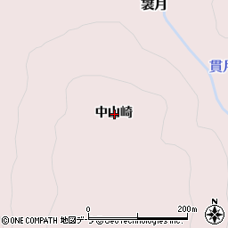 青森県東津軽郡今別町袰月中山崎周辺の地図