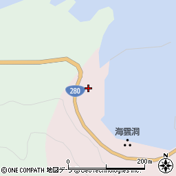 青森県今別町（東津軽郡）袰月（鋳釜崎）周辺の地図