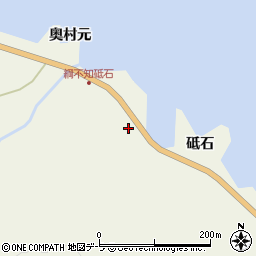 青森県東津軽郡今別町奥平部砥石周辺の地図