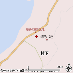 青森県東津軽郡今別町袰月村下周辺の地図