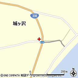青森県むつ市城ヶ沢畑田表周辺の地図