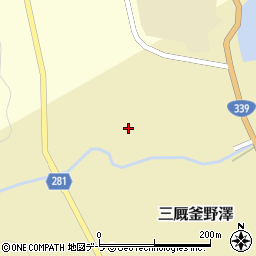 青森県東津軽郡外ヶ浜町三厩上平周辺の地図