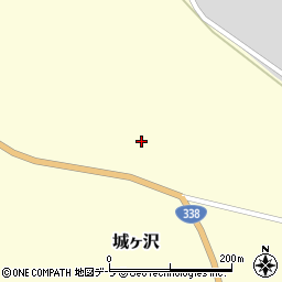 青森県むつ市城ヶ沢梨子平周辺の地図