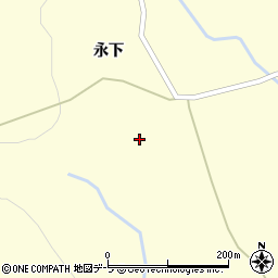 青森県むつ市城ヶ沢前田周辺の地図