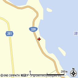 青森県東津軽郡外ヶ浜町三厩元宇鉄68周辺の地図