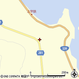 青森県東津軽郡外ヶ浜町三厩滝ノ上周辺の地図