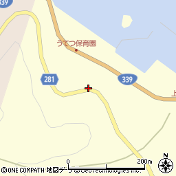 青森県東津軽郡外ヶ浜町三厩東風泊周辺の地図