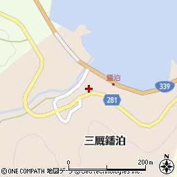 青森県東津軽郡外ヶ浜町三厩鐇泊周辺の地図