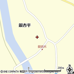 青森県むつ市川内町（銀杏平）周辺の地図