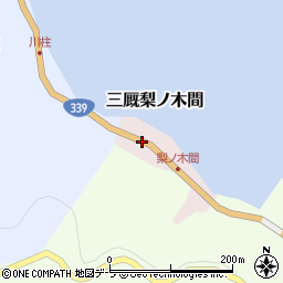青森県外ヶ浜町（東津軽郡）三厩梨ノ木間周辺の地図