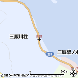 川柱周辺の地図