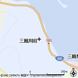 青森県外ヶ浜町（東津軽郡）三厩川柱周辺の地図