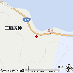 青森県外ヶ浜町（東津軽郡）三厩尻神周辺の地図