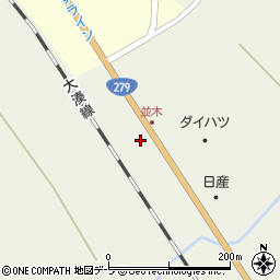 青森県むつ市田名部赤川周辺の地図