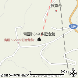 青函トンネル記念館周辺の地図