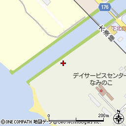 青森県むつ市松原町1周辺の地図