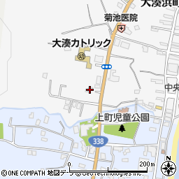 青森県むつ市大湊浜町21-3周辺の地図