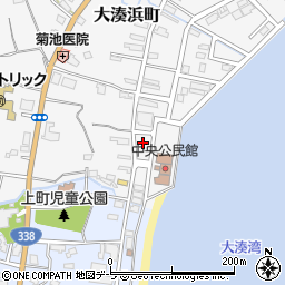 青森県むつ市大湊浜町13-4周辺の地図