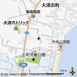 青森県むつ市大湊浜町19-10周辺の地図